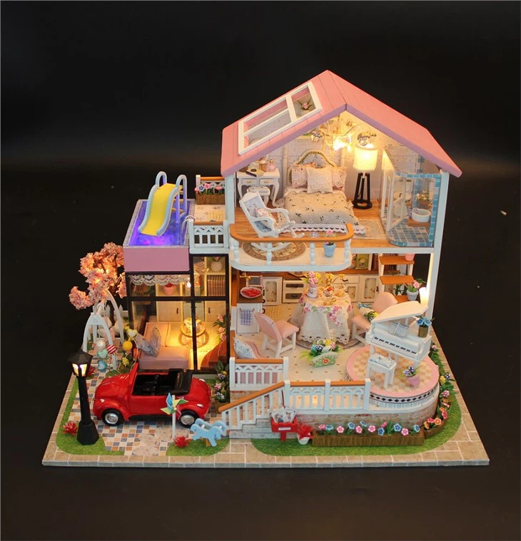 Home Decor Big Size Doll House For Girls